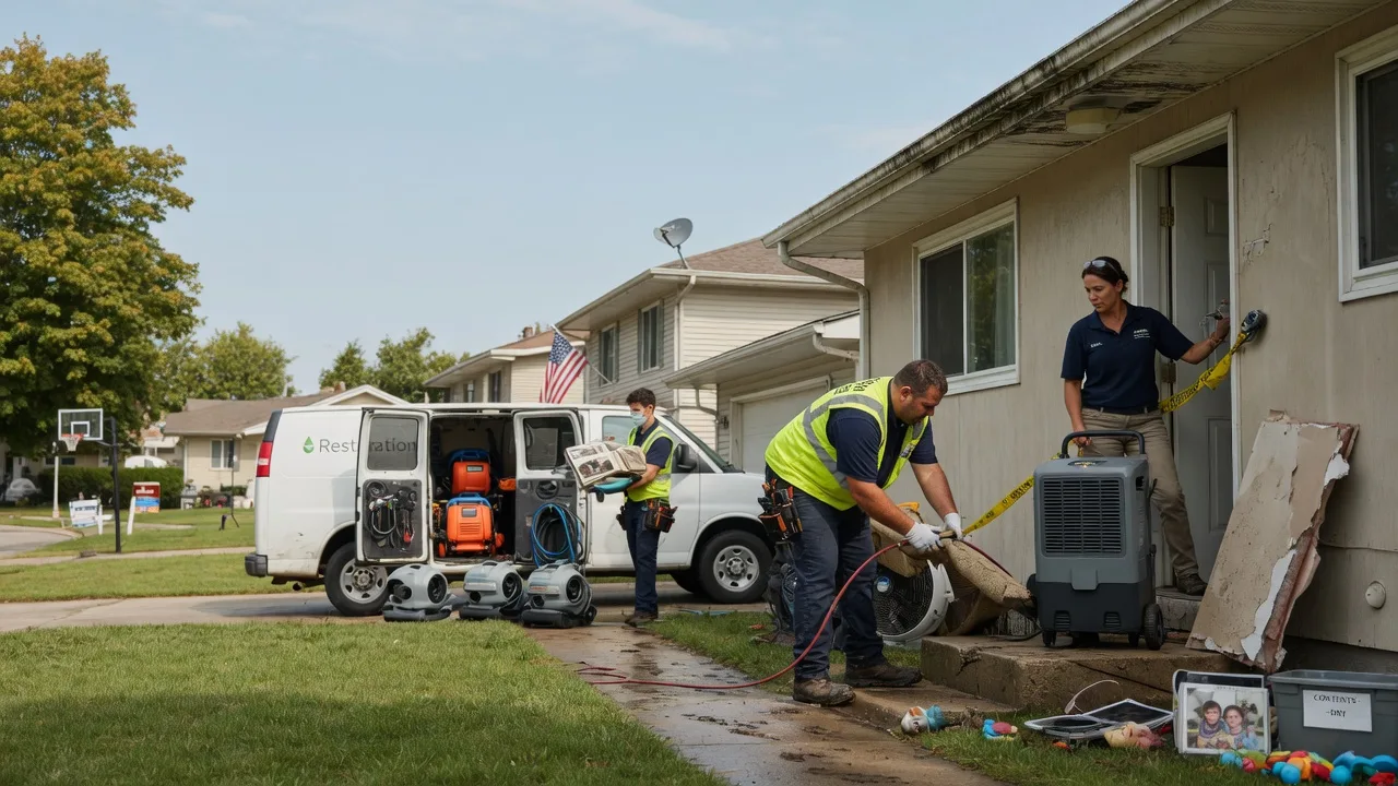 Water Damage Restoration in Lawn, PA near me